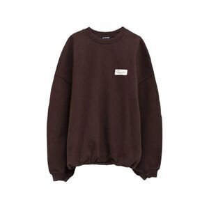 Jacquemus Men Ruban Sweatshirt With Logo Appliqué